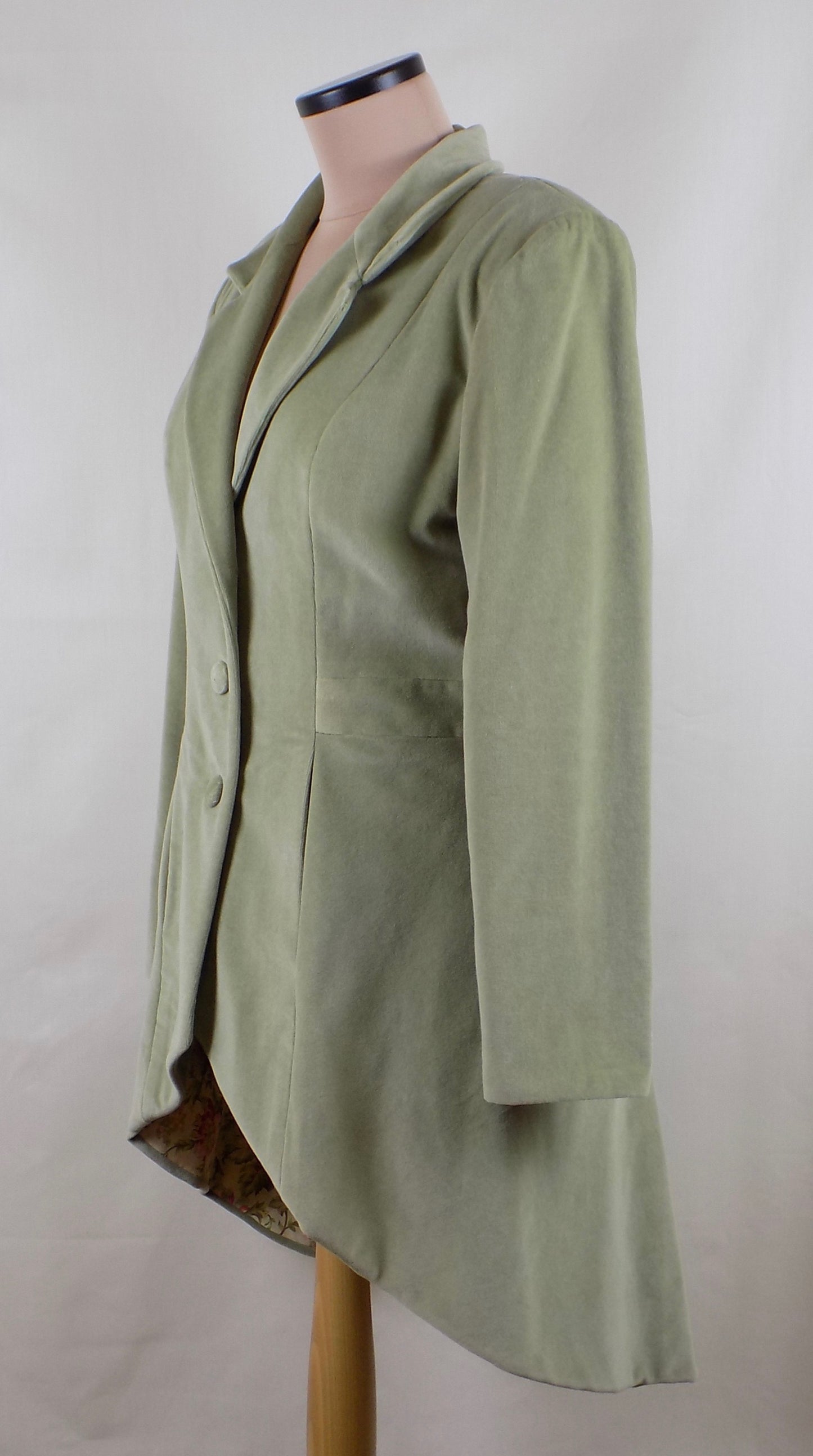 Tailored Velvet Jacket, Size 40